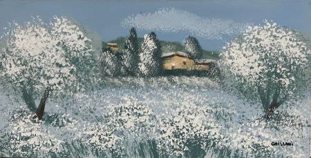 Art work by Claudio Ghillani  Punta ala  - oil table 
